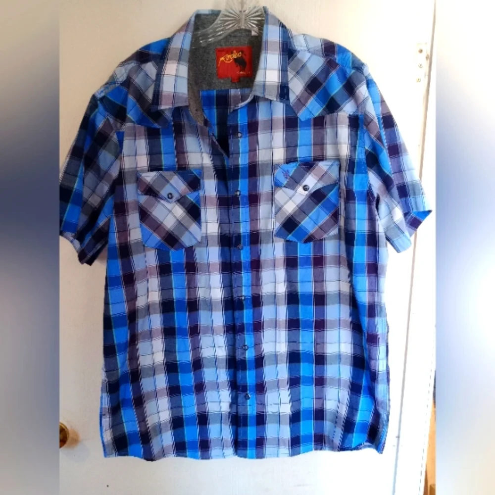 Western Shortsleeve Shirt by RCCO sz. 2X - Picture 2 of 9